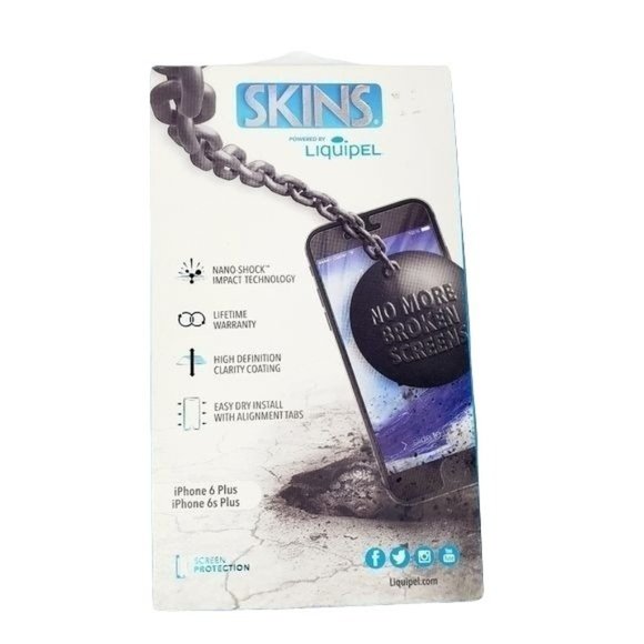 Liquipel   OS   clear  screen protector iPhone 6 plus - Picture 1 of 5